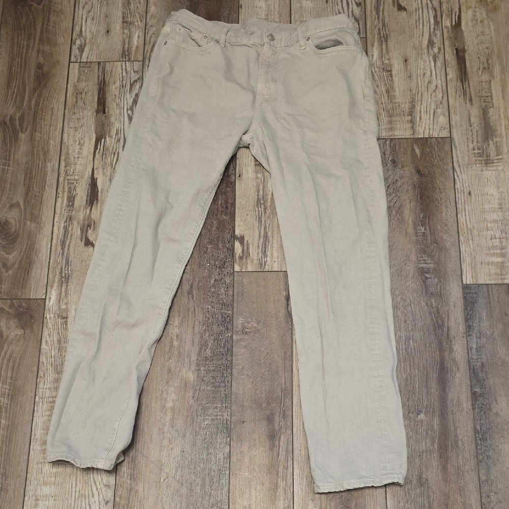 NWOT Men's Kelly Slater's Outerknown Jean's in color Sand. Size 36" x 32.5"